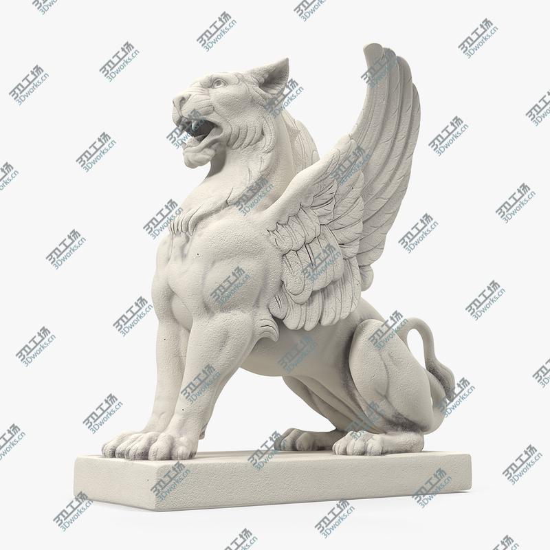 images/goods_img/2021040231/3D Antique Stone Griffin Statue model/1.jpg